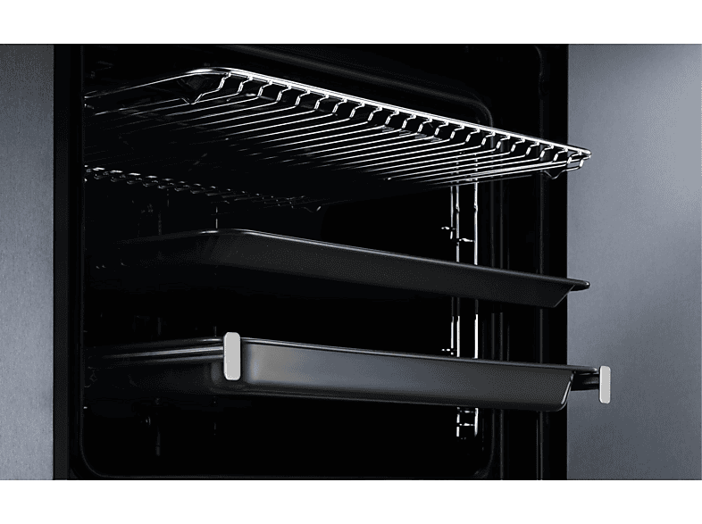 Horno - Electrolux EOH4P56BX, Multifunción, Pirolítico, 65 l, Función Grill, Inox antihuellas