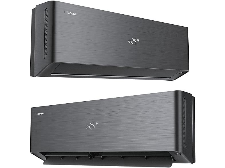 Aire acondicionado Split 1 x 1 - Hisense QH35XV0B 3010 fg/h, WiFI, IA Smart, A+++, Autolimpieza, Negro
