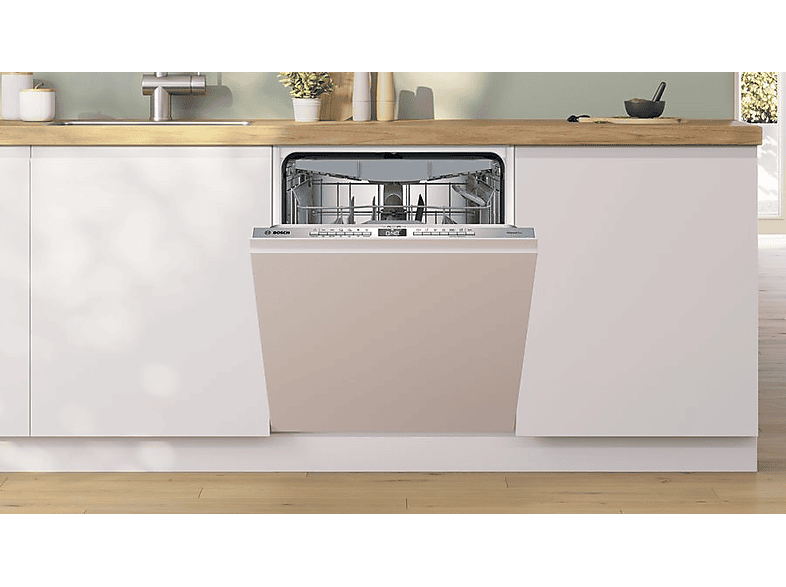 Lavavajillas integrable - Bosch SMV4ECX28E,Serie 4, 14 servicios, 6 programas, 60 cm, Home Connect, Silence Plus, Sin panelar