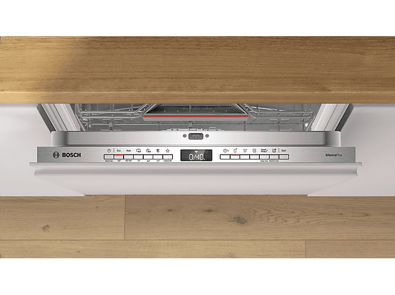 Lavavajillas integrable - Bosch SMV4ECX28E,Serie 4, 14 servicios, 6 programas, 60 cm, Home Connect, Silence Plus, Sin panelar