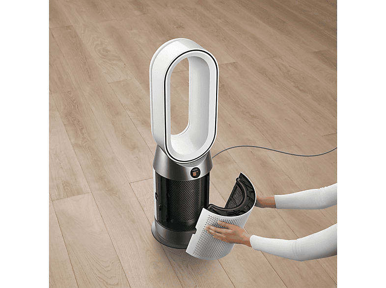 Purificador/ Ventilador sin aspas - Dyson PURIFIER HOT+COOL HP1., 50 W, Tecnología Dual, Blanco