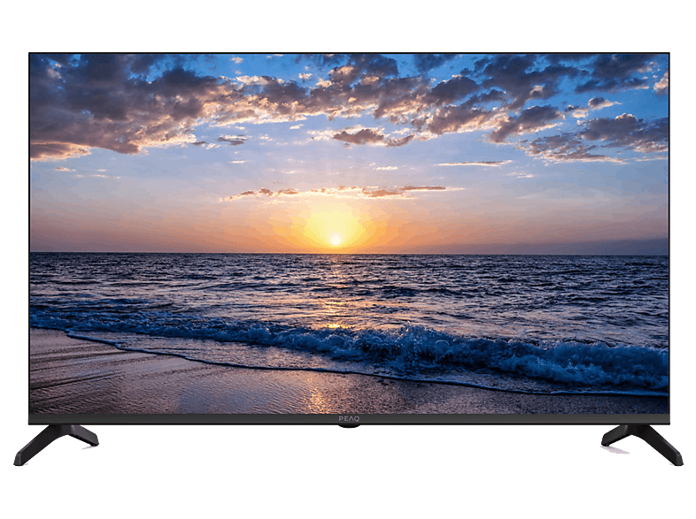 TV DLED 43" - Peaq PTV 43AU 5025C HM, UHD 4K, MT9602, Smart TV, Google TV, Modo Hotel TV, Negro