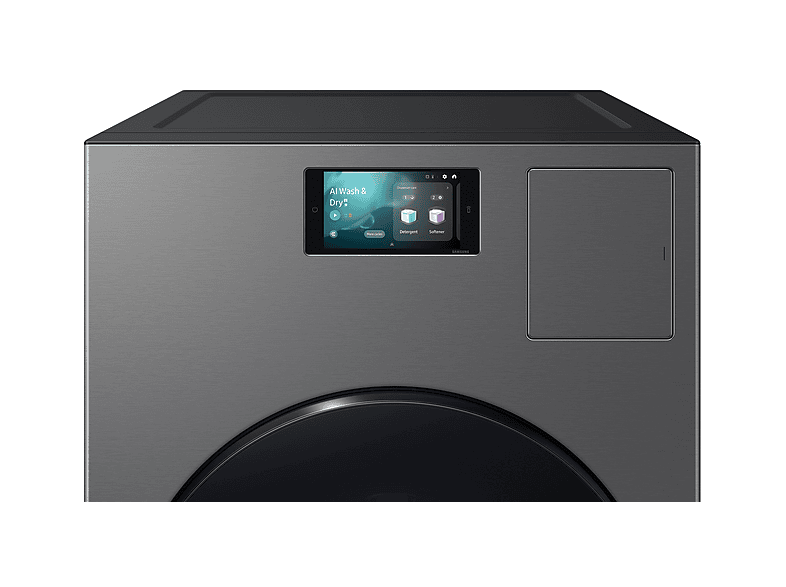 Lavadora secadora - Samsung WD18DB8995BZT2, 18 kg + 11 kg, 1000 rpm, 22 programas, AI Laundry Combo™, Clase A, Antracita