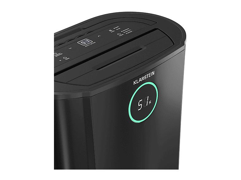 Deshumidificador - Klarstein DryFy Pro Connect 16, 0 l, 24 m², Negro