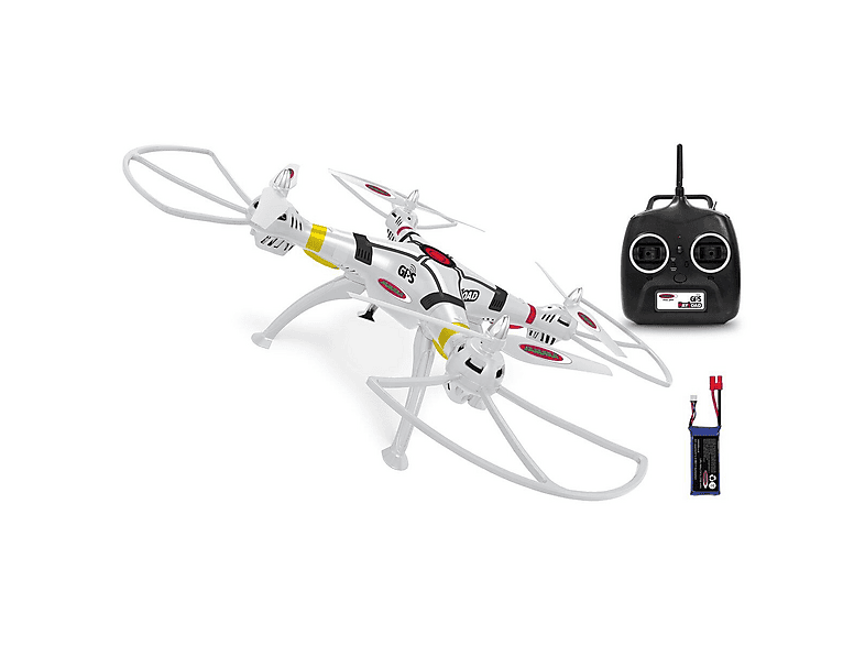 Drone - Jamara Payload GPS Drone Altitude Coming Home, 10 min, Blanco