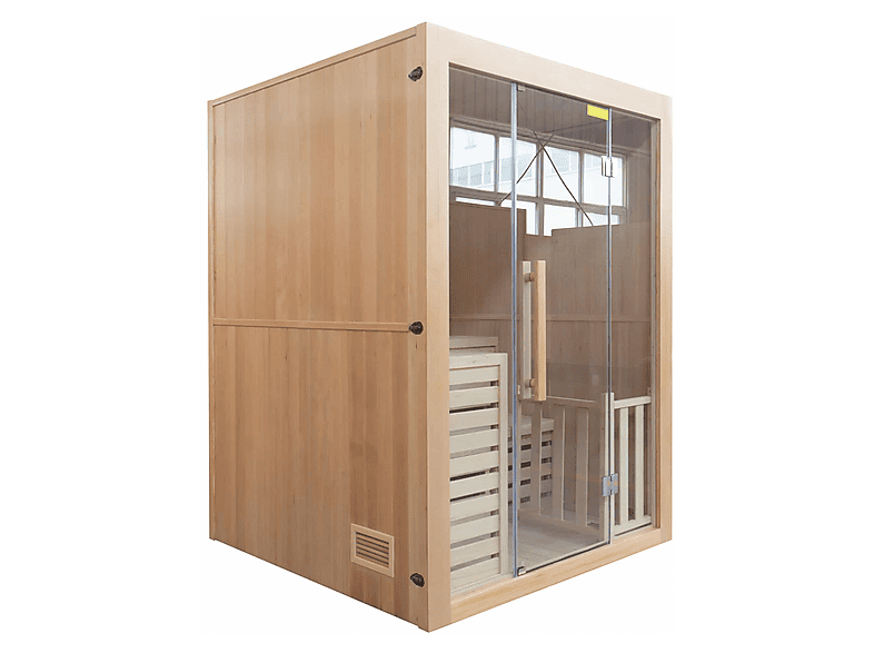 Sauna - Poolstar Sense 4 Panorámico, Marrón
