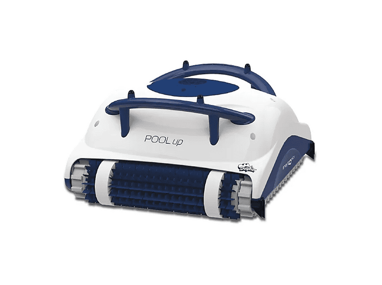 Robot limpiafondos - Dolphin Pool-Up, Blanco y azul