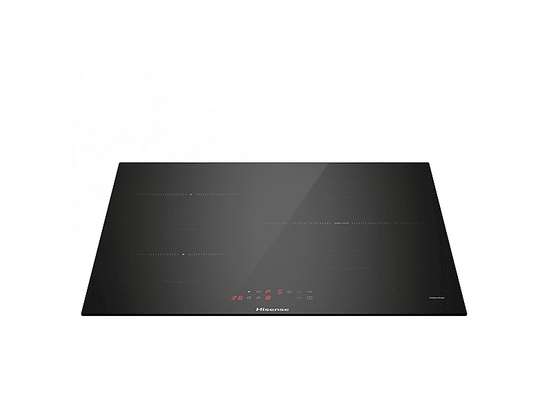 Placa inducción - Hisense HI6321BSCE, Zona XL 32cm, Calentamiento rápido, Zonas conectables, 59 cm, Negro