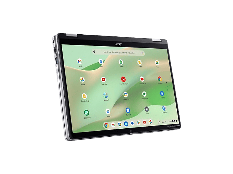 Portátil - Acer Chromebook Spin 314 CP314-2HN, 14" WUXGA, Intel® N100, 8GB RAM, 128GB eMMC, UHD Graphics, Google ChromeOS, Plata