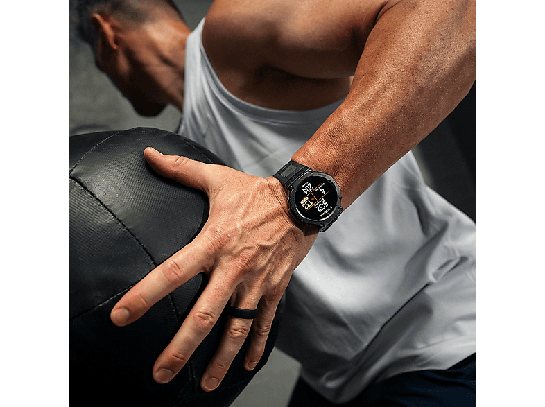 Smartwatch - Amazfit T-Rex 3, 1.5" AMOLED, Táctil, 27 días Autonomía, Silicona, Compatible iOS/Android, Onyx