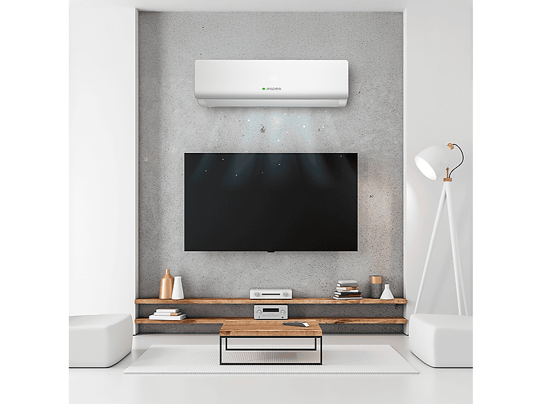 Aire acondicionado Split 1x1 - Aspes AAAS2400W, Blanco