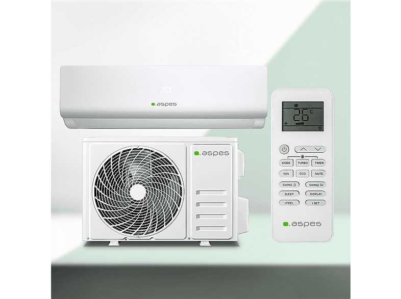 Aire acondicionado Split 1x1 - Aspes AAAS900W, Función Inverter