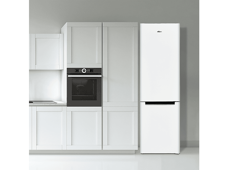 Frigorífico combinado - Nilson NC185500E, Altura 180 cm, Capacidad 262 l, Blanco