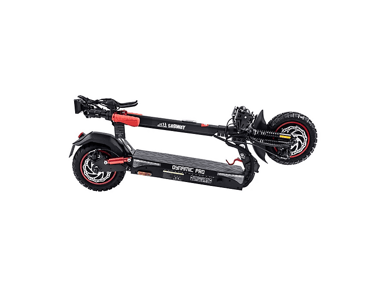 Patinete eléctrico - Sabway Dynamic Pro Dual, Pot. máx. 2016 W, Black