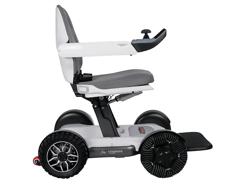 Silla de ruedas eléctrica plegable - Careway Robooter, White