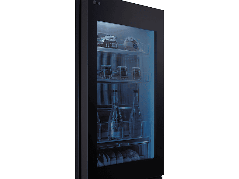 Frigorífico combi - LG GBG5160CEV, No Frost, 186 cm, 352 l, DoorCooling+™, Instaview™, ThinQ™, Acero negro grafito