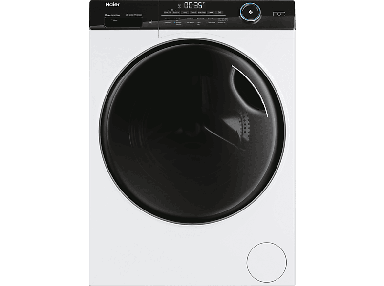 Lavadora carga frontal - Haier I-Pro Series 5 HW100B14959NEU-IB, 10 kg, 1400 rpm, Vapor, Antibacterias, Blanco