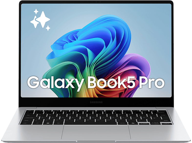 Portátil - Samsung Galaxy Book5 Pro Copilot+ PC, 14" WQXGA+ Táctil, Intel® EVO™ Edition Core™ Ultra 5 226V 40 TOPS, 16GB RAM, 1TB SSD, Arc™ GPU, W11H