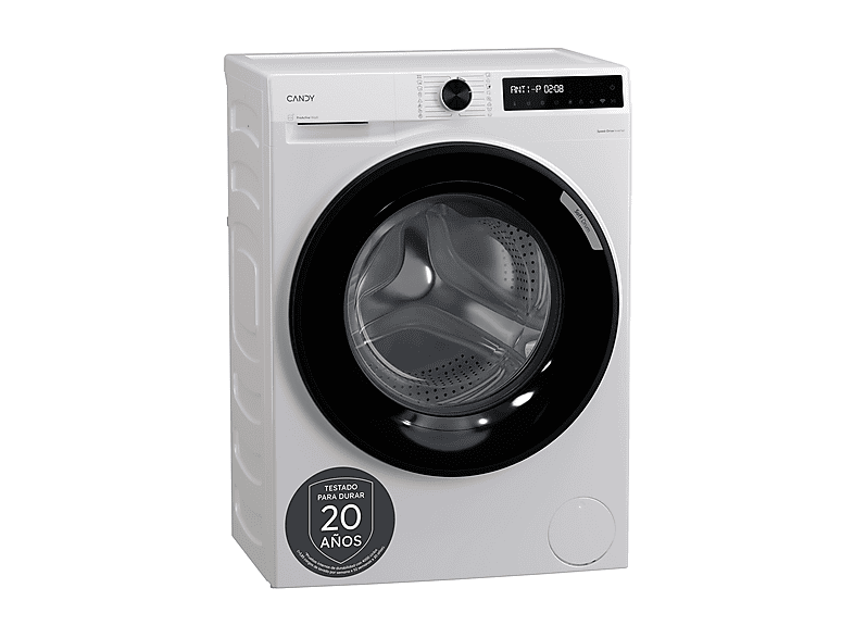 Lavadora carga frontal - Candy BR 412BL8-S, ProWash 500, 12 kg, 1400 rpm, 16 Programas, Motor Inverter, Wi-Fi, Blanco