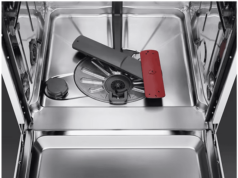 Lavavajillas - AEG FFB75717PM, 14 servicios, 9 programas, 60 cm, Tercera bandeja, AirDry, Inox Antihuellas