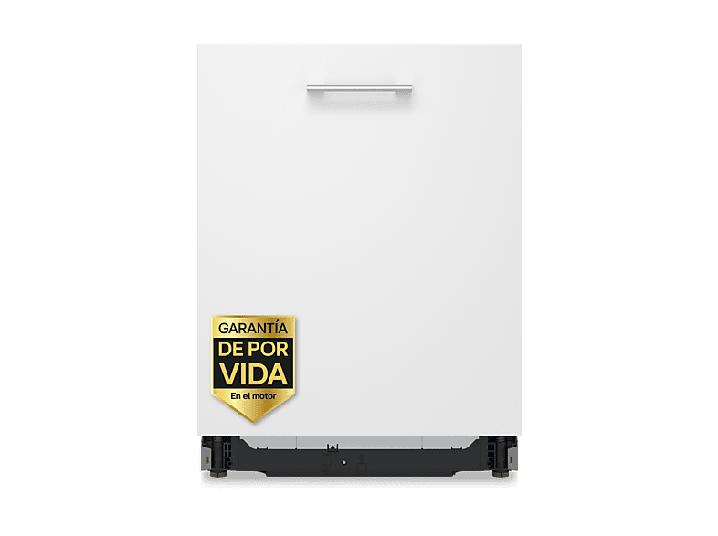 Lavavajillas integrable - LG DB476TXS, 14 servicios, 10 programas, 60 cm, TrueSteam™, Tercera bandeja, Sin panelar