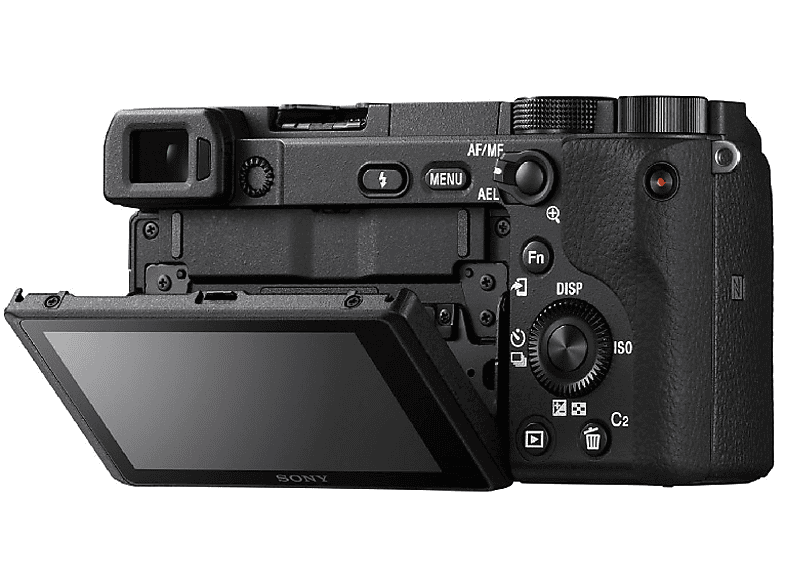 Cámara EVIL - Sony Kit Alpha 6400A (ILCE6400AKB) + Objetivo  SELP16502, Con sensor CMOS Exmor APS-C, 24.2 MP, 4K, Bluetooth
