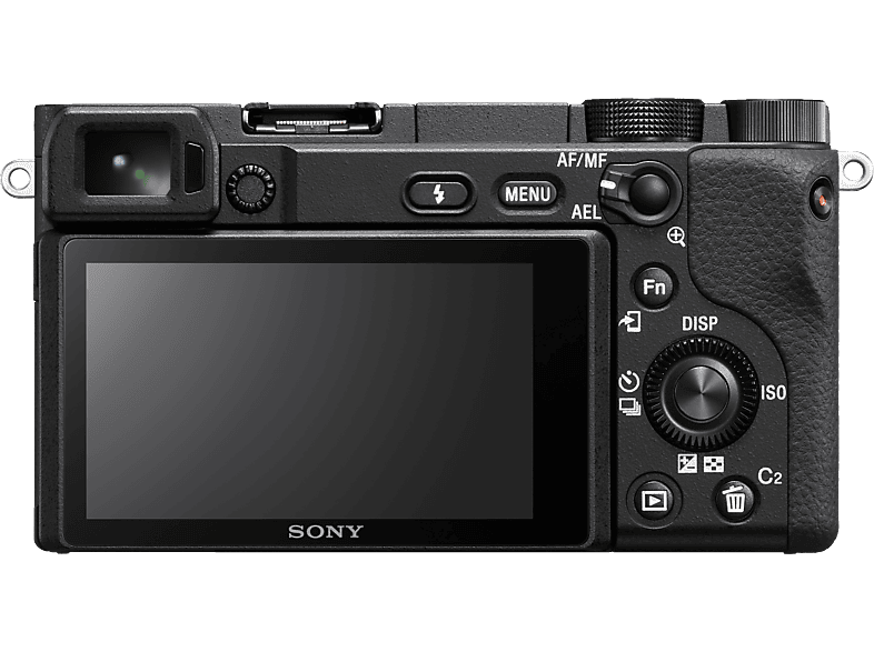 Cámara EVIL - Sony Kit Alpha 6400A (ILCE6400AKB) + Objetivo  SELP16502, Con sensor CMOS Exmor APS-C, 24.2 MP, 4K, Bluetooth