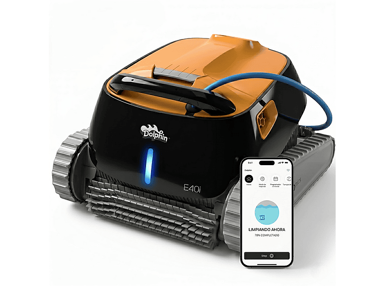 Robot limpiafondos - Dolphin E40i, Negro
