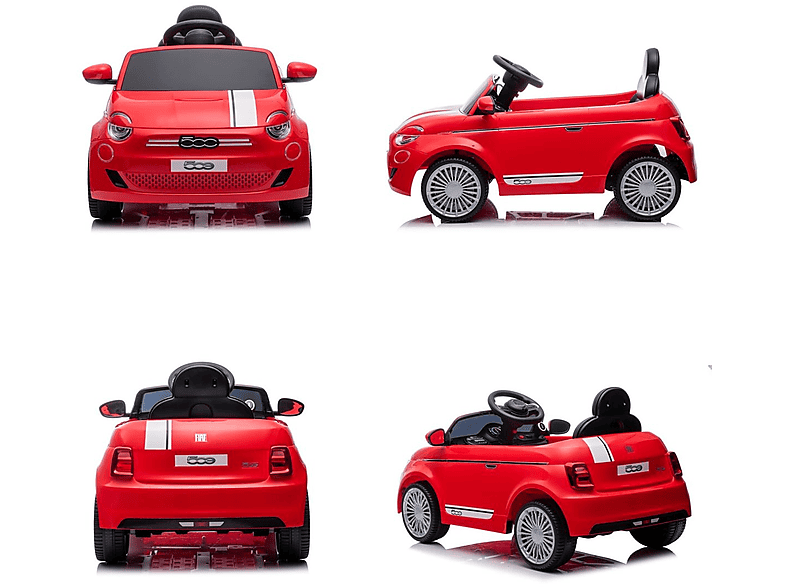 Coche eléctrico - Chipolino FIAT 500 Rojo