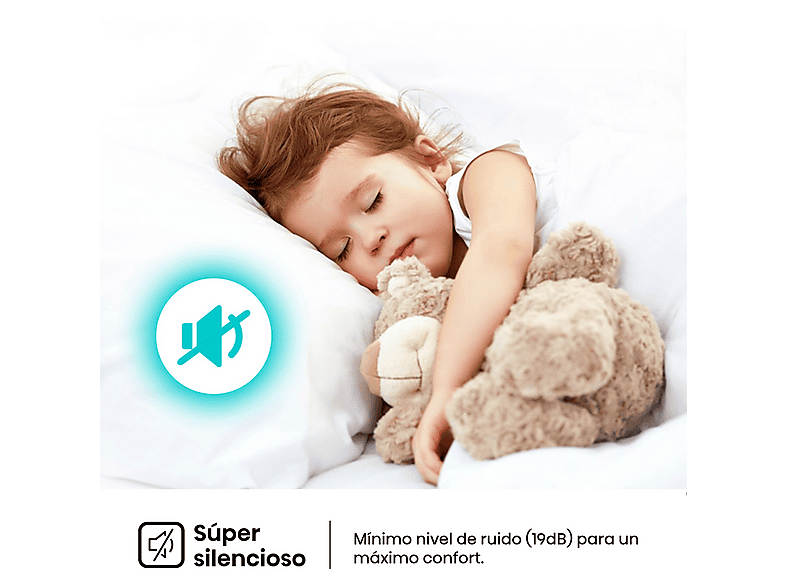 Aire acondicionado Split 1 x 1 - Hisense KC25 Smart Clima, 2500 fg/h, Wi Fi, Autolimpieza, Blanco