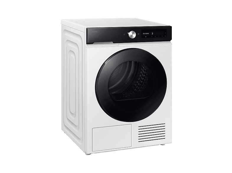 Secadora bomba de calor - Samsung DV90DB7845GEU3, Bomba de calor, 9 kg, 4 programas, Blanco