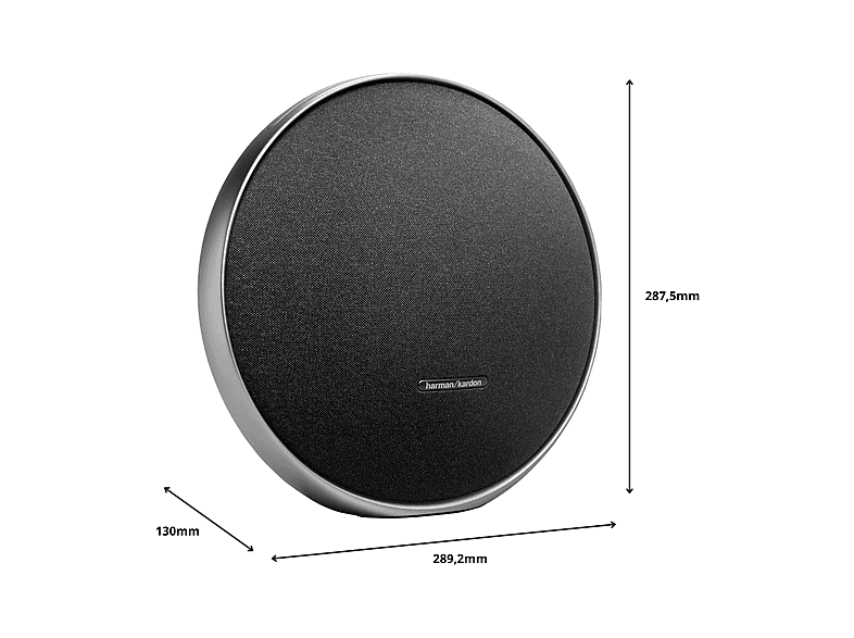 Altavoz inalámbrico - Harman Kardon Onyx Studio 9, 50W RMS, Bluetooth, 8h Autonomía, Negro