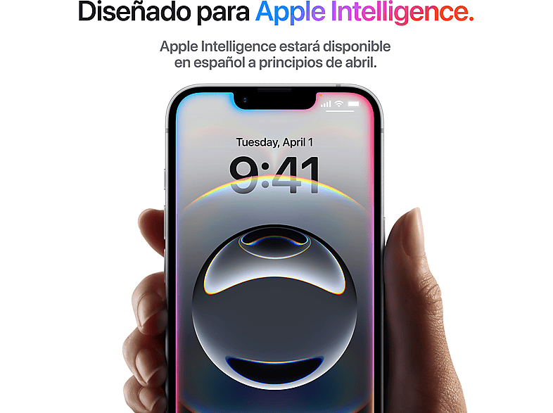 Smartphone - Apple iPhone 16e, Blanco, 128 GB, 5G, 6.1 " OLED Super Retina XDR, Chip A18, iOS