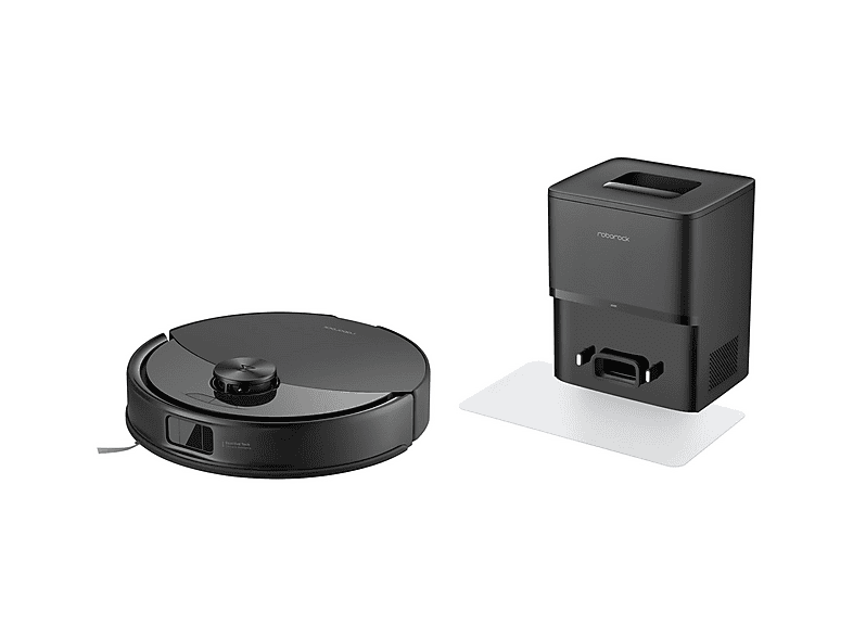 Robot friegasuelos - Roborock Q10VFP52-00 Q10V+ (TALC +) BLACK, 45 W, Potencia de succión 10 kPa, Depósito 0,35 l, Autonomía 150 min, Negro