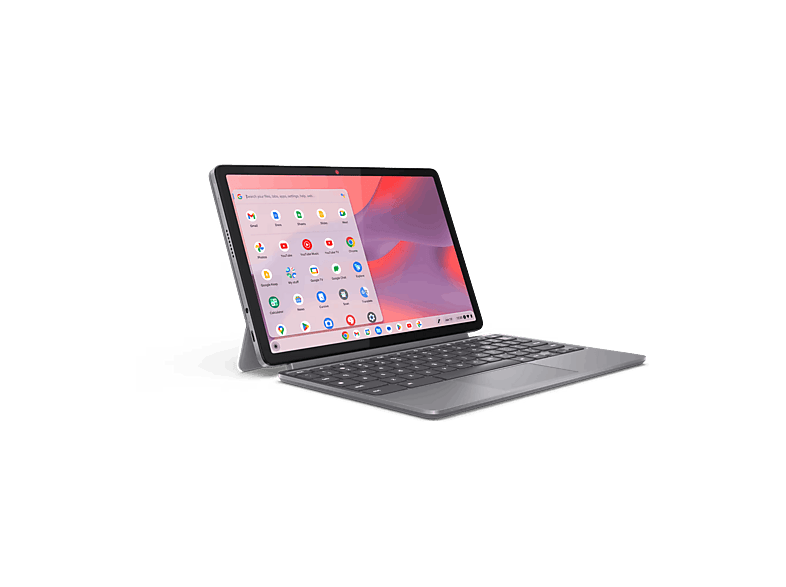 Portátil - Lenovo Chromebook Duet 11M889, 10.95" WUXGA, MediaTek Kompanio 838, 8GB RAM, 128GB eMMC, Mali-G57, Google Chrome OS, Incl Funda y Pen, Gris