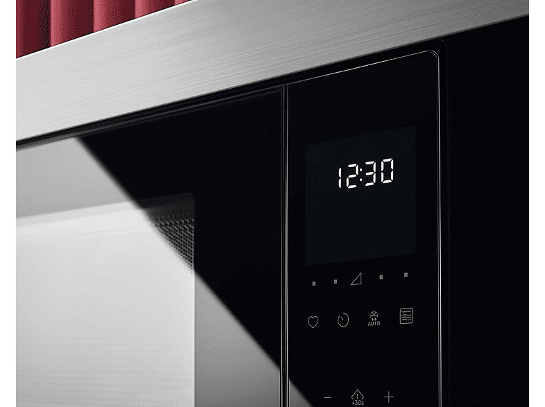 Microondas con grill - AEG TMS5G25IEM, 900 W, 8 niveles, Función Descongelación, 25 l, Negro/Inox