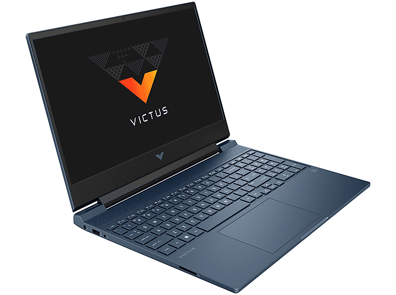 Portátil gaming - HP Victus 15-fb3006ns, 15.6" Full-HD, AMD Ryzen™ 7-8845HS, 16 GB RAM, 512 GB SSD, GeForce RTX™ 4050, Sin sistema operativo, Azul