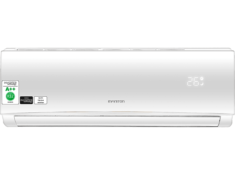 Aire acondicionado Split 1 x 1 - Infiniton SPTSE18A2, 4420 fg/h, Inverter, Wi-Fi, Blanco