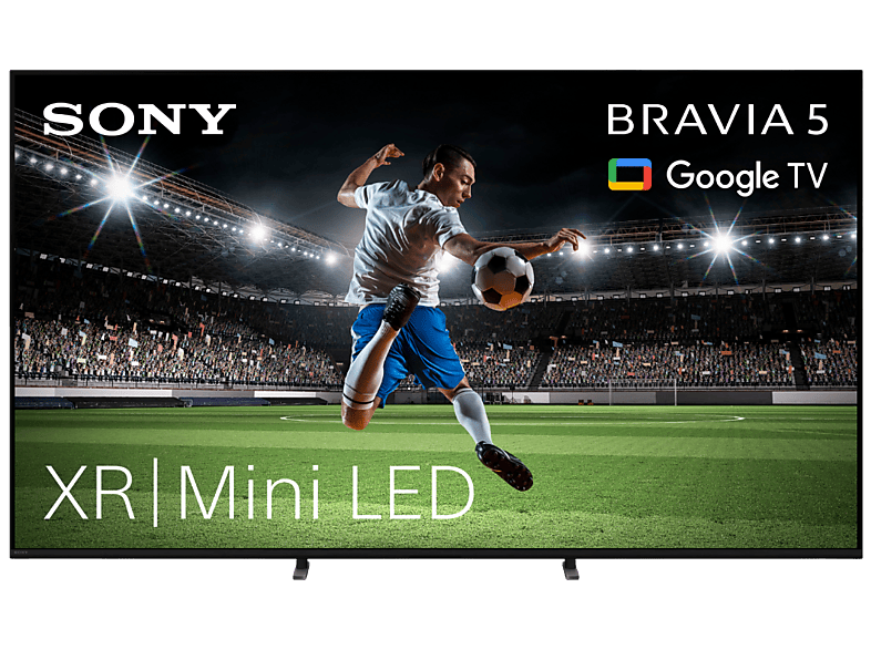 TV LED 75" - Sony Bravia 5, XR|Mini LED, 4K HDR, Google Smart TV, Gaming PS5,120Hz, IMAX Enhanced, Dolby Atmos/Vision, Chromecast, AirPlay2, 75XR55