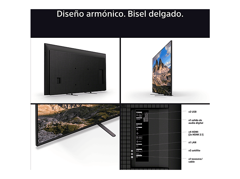 TV LED 98" - Sony Bravia 5, XR|Mini LED, 4K HDR, Google Smart TV, Gaming PS5,120Hz, IMAX Enhanced, Dolby Atmos/Vision, Chromecast, AirPlay2, 98XR55