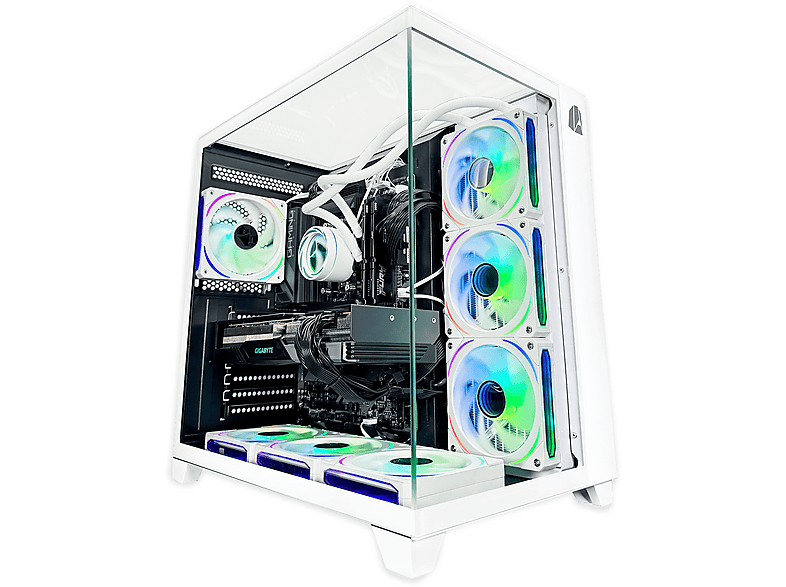 PC Gaming - Nitropc Extremo, Intel Core i9-12900KF (16 núcleos, 24 hilos | 2,40 GHz hasta 5,20 GHz), 32 GB RAM, 2 TB SSD, GeForce RTX™ 5070, Blanco
