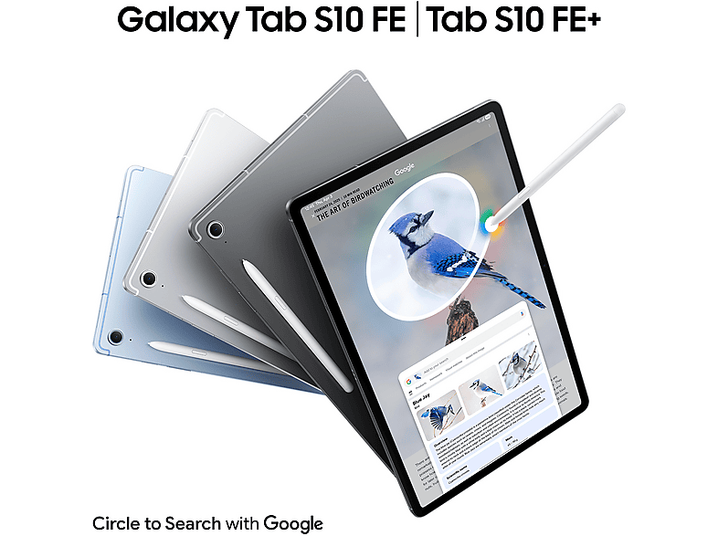 Tablet - Samsung Galaxy Tab S10 FE+, 13,1" WQXGA, 12 GB RAM, 256 GB, Azul, Con S Pen