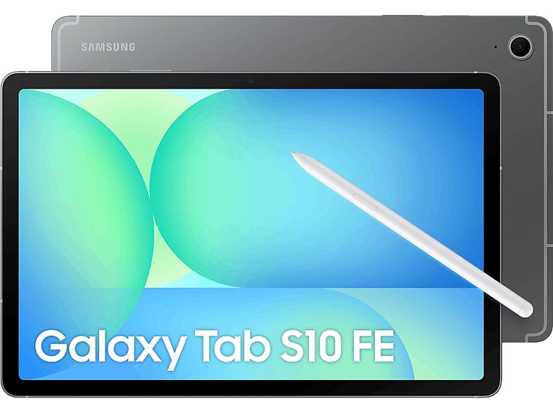 Tablet - Samsung Galaxy Tab S10 FE, LTE, 10.9" WUXGA+, 12 GB RAM, 256 GB, Gris, Con S Pen