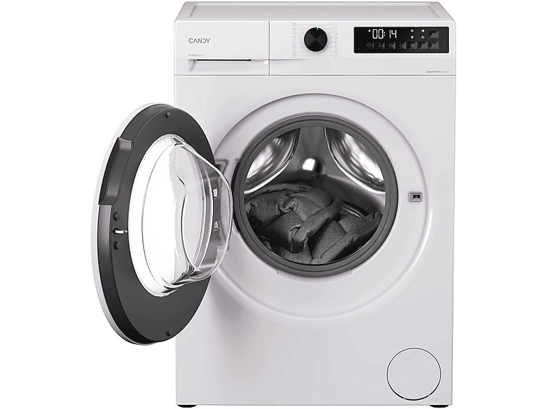 Lavadora carga frontal - Candy GD 4105-S ProWash 300, 10 kg, 1400 rpm, 16 programas, Blanco