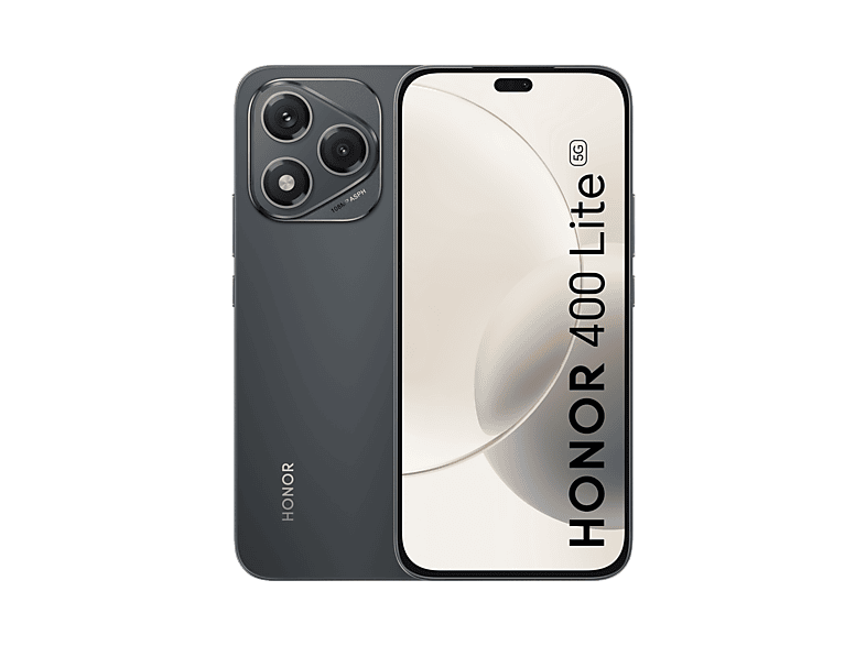 Móvil - Honor 400 Lite, Velvet Black, 256 GB, 8 GB RAM, 6.7" OLED, MediaTek Dimensity 7025-Ultra, 5230 mAh, Botón lateral IA