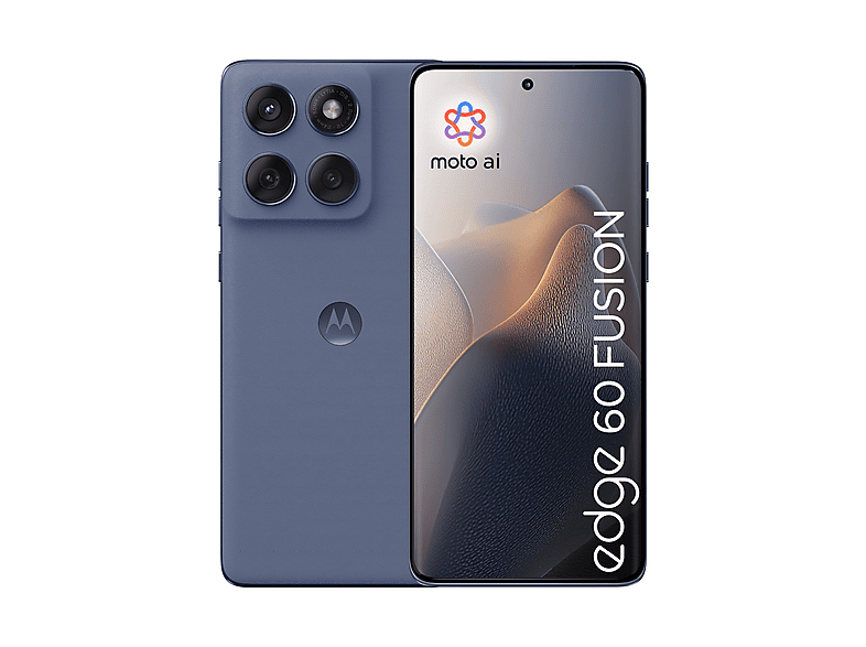 Móvil - Motorola edge 60 fusion, Grey, 256 GB, 8 GB RAM, 6.7" pOLED, MediaTek Dimensity 7300, 5200 mAh