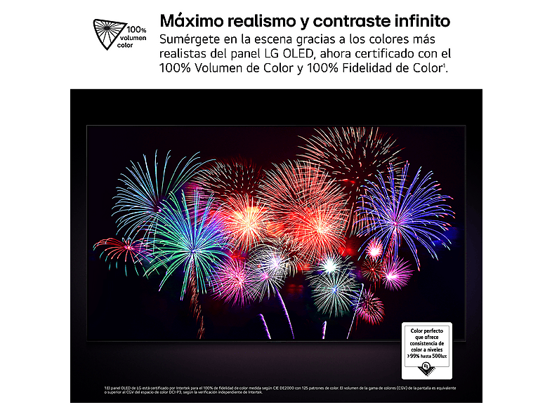 TV OLED 42" - LG OLED42C55LA, OLED 4K, Procesador Inteligente α9 AI Processor 4K Gen8, Smart TV, DVB-T2 (H.265), Negro