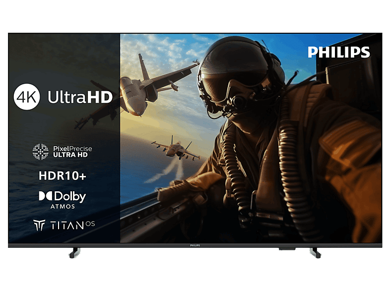 TV LED 43" - Philips 43PUS7000/12, UHD 4K, Smart TV, Dolby Atmos y DTS:X, Titan OS, Negro