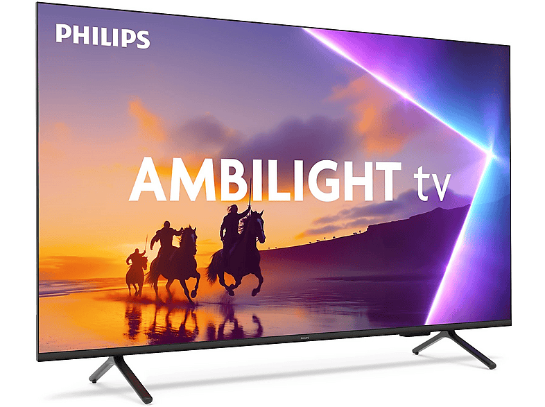 TV QLED 75" - Philips Ambilight 75PUS8510/12, UHD 4K, Titan OS, Smart TV, Pixel Precise Ultra HD, Dolby Atmos, Negro mate