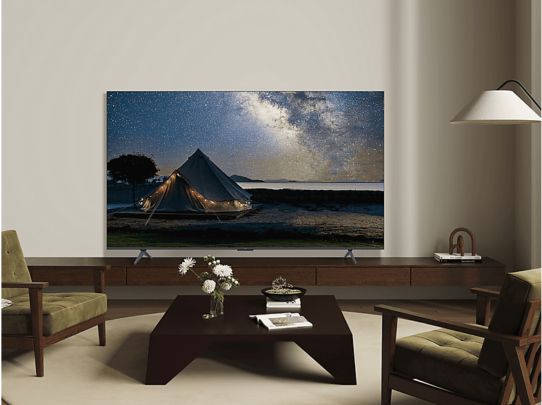 TV QLED 98" - TCL 98P8K, UHD 4K, AiPQ Pro, Smart TV by Google TV, DVB-T2 (H.265), 144 Hz, Compatible con Google Assistant, Negro